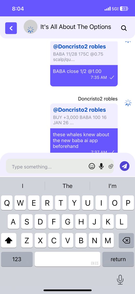 $BABA group on calls since Friday - still actionable