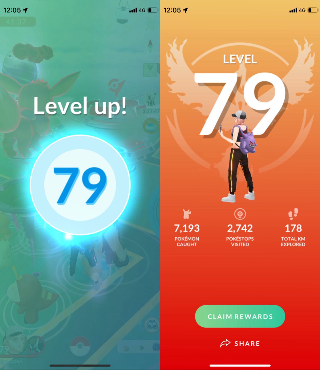 illyraposa's tweet image. LEVEL UP 🔥 79 🔥

As trocas luckys me atrasaram mais que o esperado hahaha mas, consegui 🔥🔥

BORA que pro LVL 80 é só mais um obstáculo 🤩🤩

#PokemonGO #LevelUP #Pokemon #PokemonGoLevel80