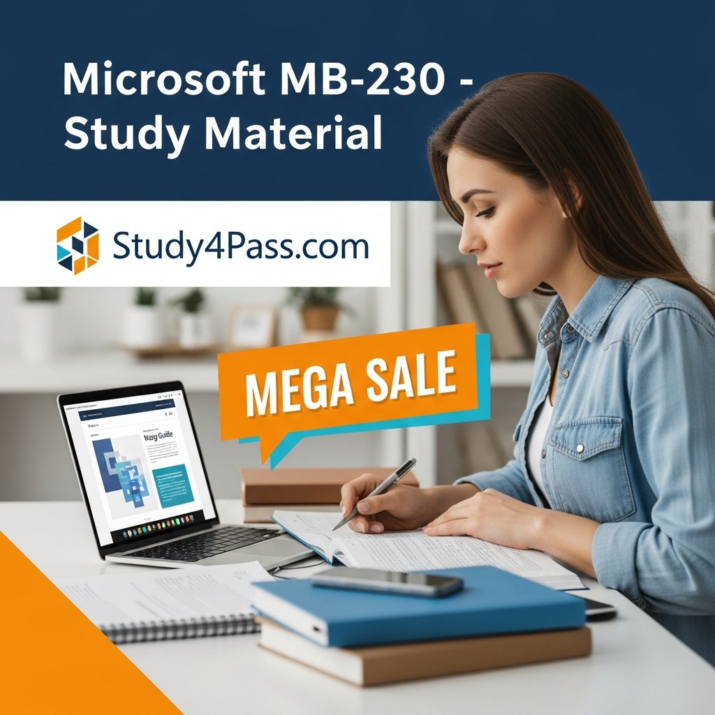 Study4Pass's tweet image. Master MB-230 with Exclusive Study Material + Coupon
#MicrosoftMB230 #MB230Exam #MB230StudyMaterial #Study4Pass #MicrosoftDynamics365 #Dynamics365Finance #ExamPrep #MicrosoftExamPrep
