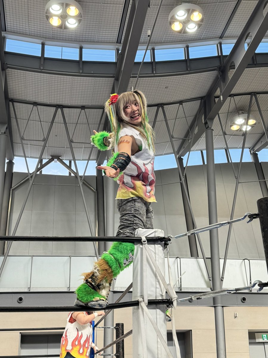 piddling_worker's tweet image. ウナギさん🦖✨

#wavepro
#ウナギ・サヤカ　選手