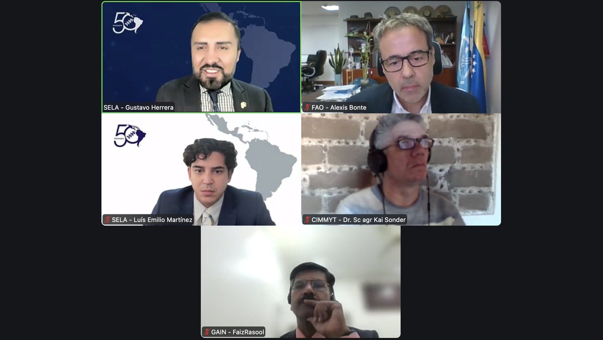 SELAInforma's tweet image. 🔴 #EnVIVO | ¡Conéctate! ✅

🌎 El #SELA, junto a @FAOAmericas, dan inicio al III Seminario Virtual: “Modernización y tecnología para una agricultura sostenible en América Latina y el Caribe: biotecnología y agricultura de precisión” 🌿

📌 Únete a la transmisión 🔽…