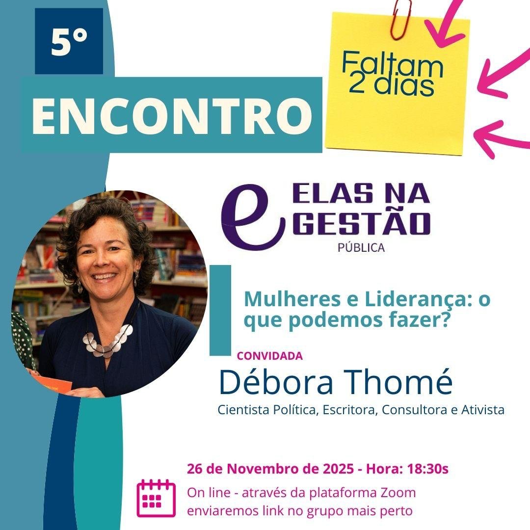 Feliz demais de conversar com as mulheres servidoras públicas do Elas na Gestão, sobre o que funciona e o que não funciona nas iniciativas de gênero e liderança.