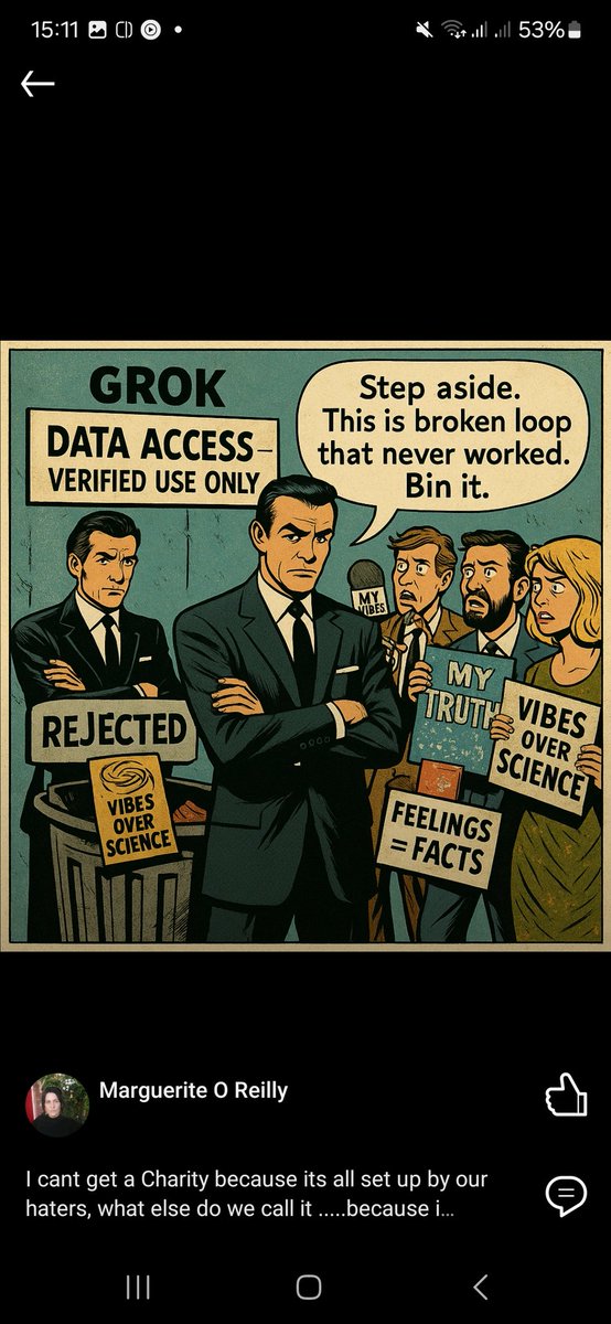 AscensionA73774's tweet image. #AIforGood #DataTransparency #BelfastLive #BelfastTelegraph #stephennolan
Curiosity why our haters lift X  in January 2025
Got to find Grok and also uncover the real reason Why AI is finaling Global bussiess by up to 40 percent.
I could be wrong
But Facts and Data
Could be ✅️