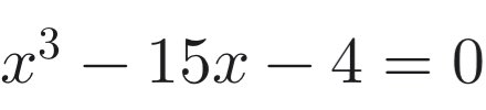 xlegituser's tweet image. This banal looking equation has changed mathematics end thus modern science, forever!

Its is over 450 years old, and is the one that triggered the definition of complex numbers.