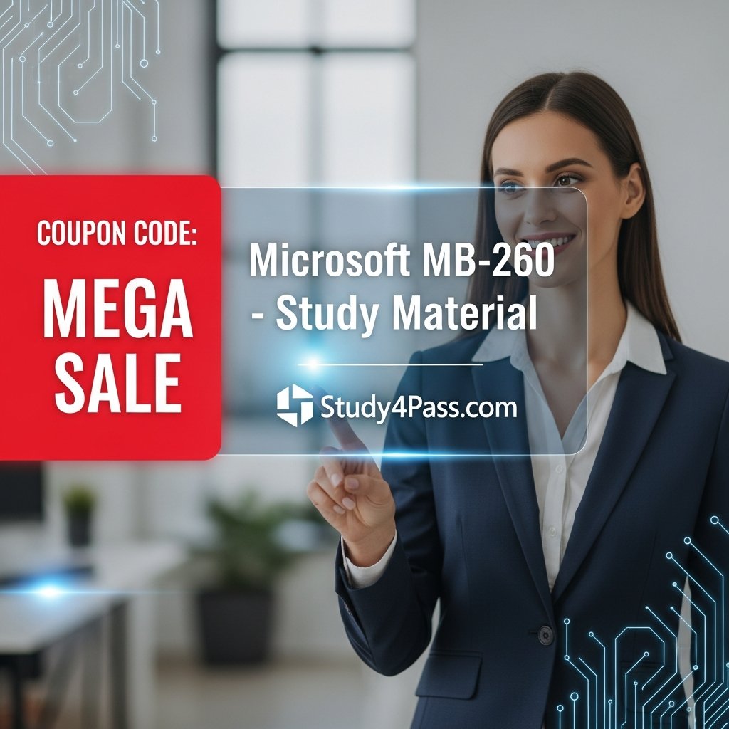 Study4Pass's tweet image. Microsoft MB-260 Study Material – Grab Your Coupon Now!
#MicrosoftMB260 #MB260Exam #MB260StudyMaterial #MicrosoftExamPrep #MB260Certification #MB260Training #MB260Guide #MB260PracticeTest