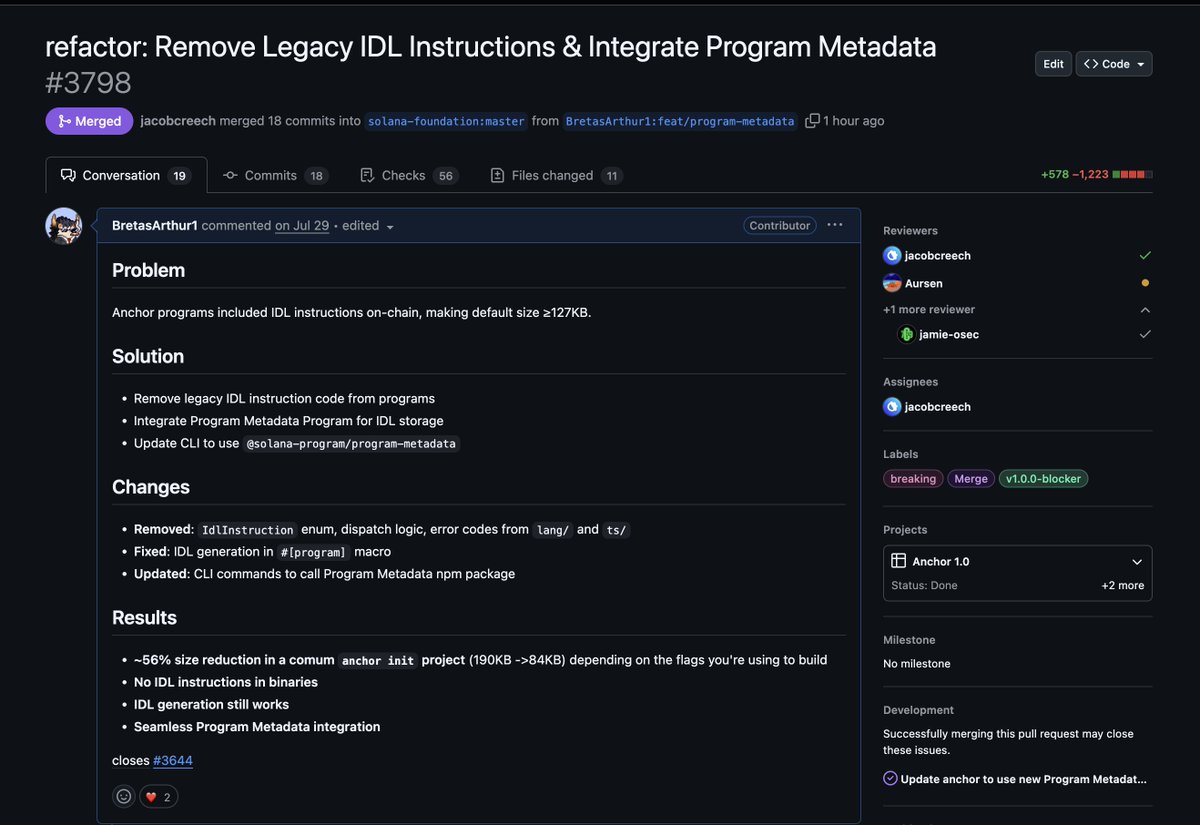 0x_arthurbretas's tweet image. Took sometime to merge it, but now you can expect smaller binaries :)
