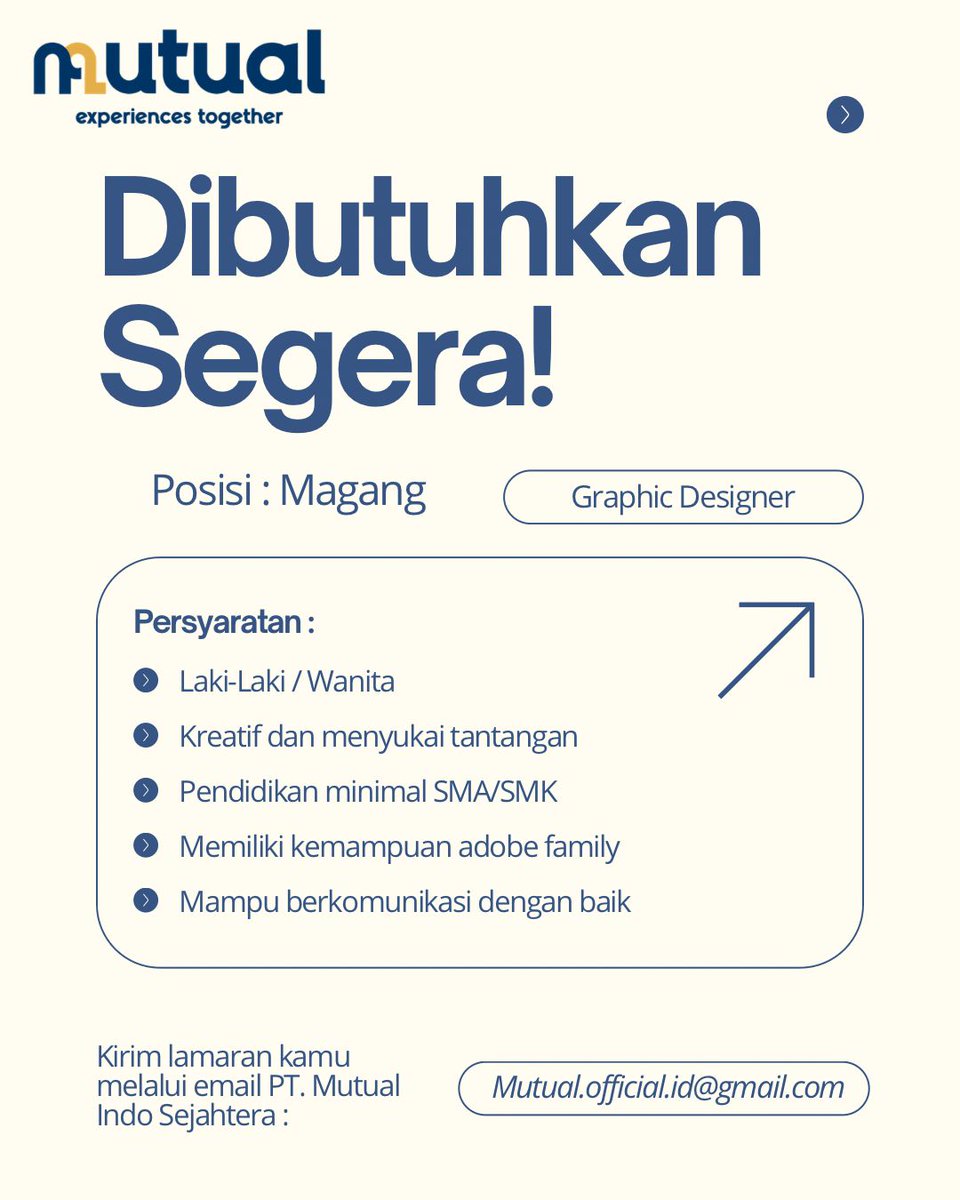 ArdianOSD's tweet photo. Dibutuhkan Segera anak magang untuk Graphic Designer / Lokasi Kerja Di Yogyakarta Hub Nomer 0822-4130-2290 / 0821 3437 4805 #lowkerja #lowongankerja https://t.co/QDuAbCm9Ih