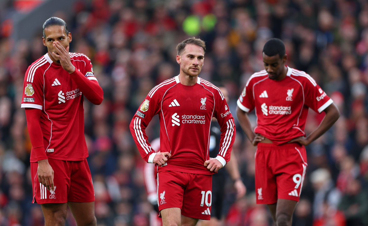 WhoScored's tweet photo. Liverpool have failed to score in their last two Premier League games, despite creating the most chances (24) of any side in that period. 😵‍💫 https://t.co/UWCvxDFjPj