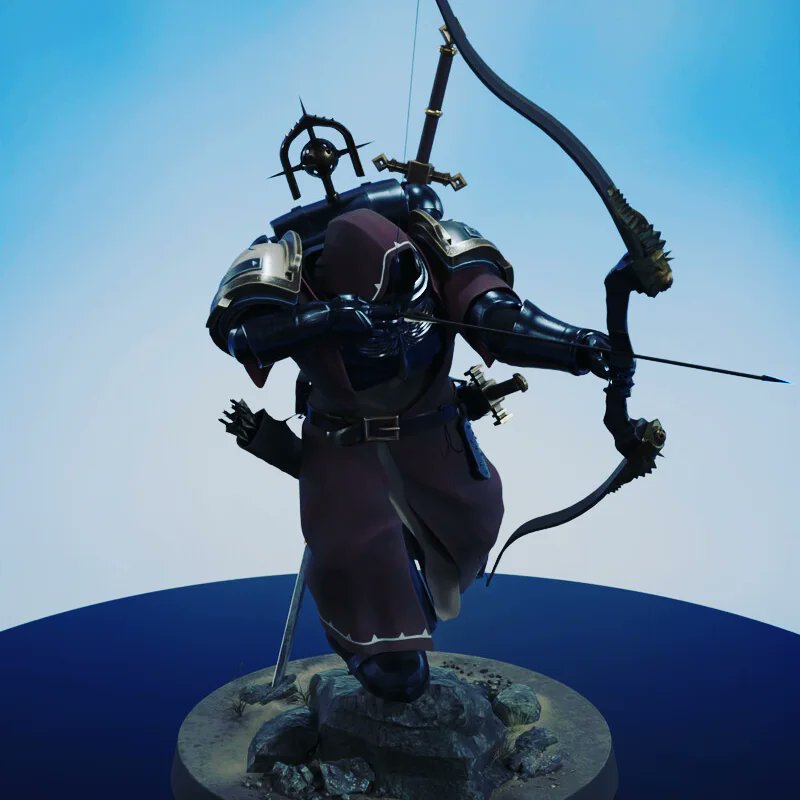 WillsWills16442's tweet image. INTER CIRCLE ARCHER, PRINTED AND PAINTED FIGURE.
#INTERCIRCLEARCHER
#PRINTEDMODEL
