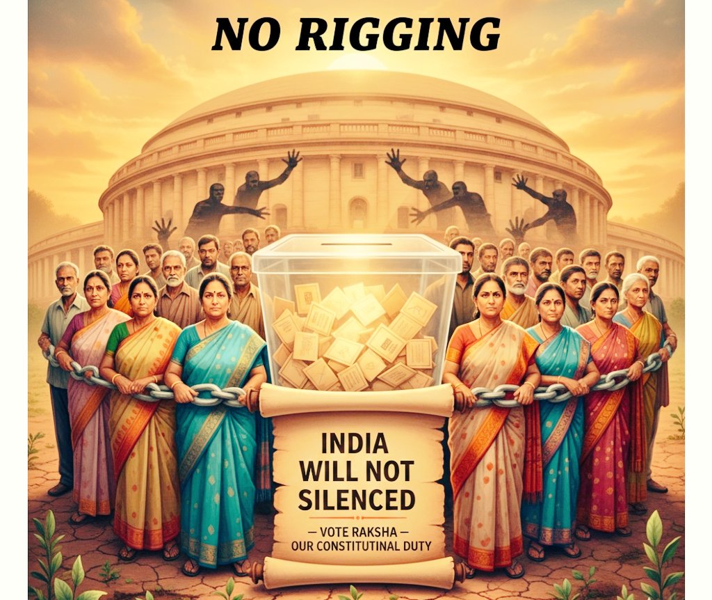 IndiaAwakened_'s tweet image. Silent Invisible Rigging: SIR
🚨

BJP could not win Public’s trust or beat opposition at the ballot box and ended up with central government on Crutches, so it resorted to a craven shortcut: weaponising ECI to carry out SILENT INVISIBLE RIGGING on their behalf. When politics…