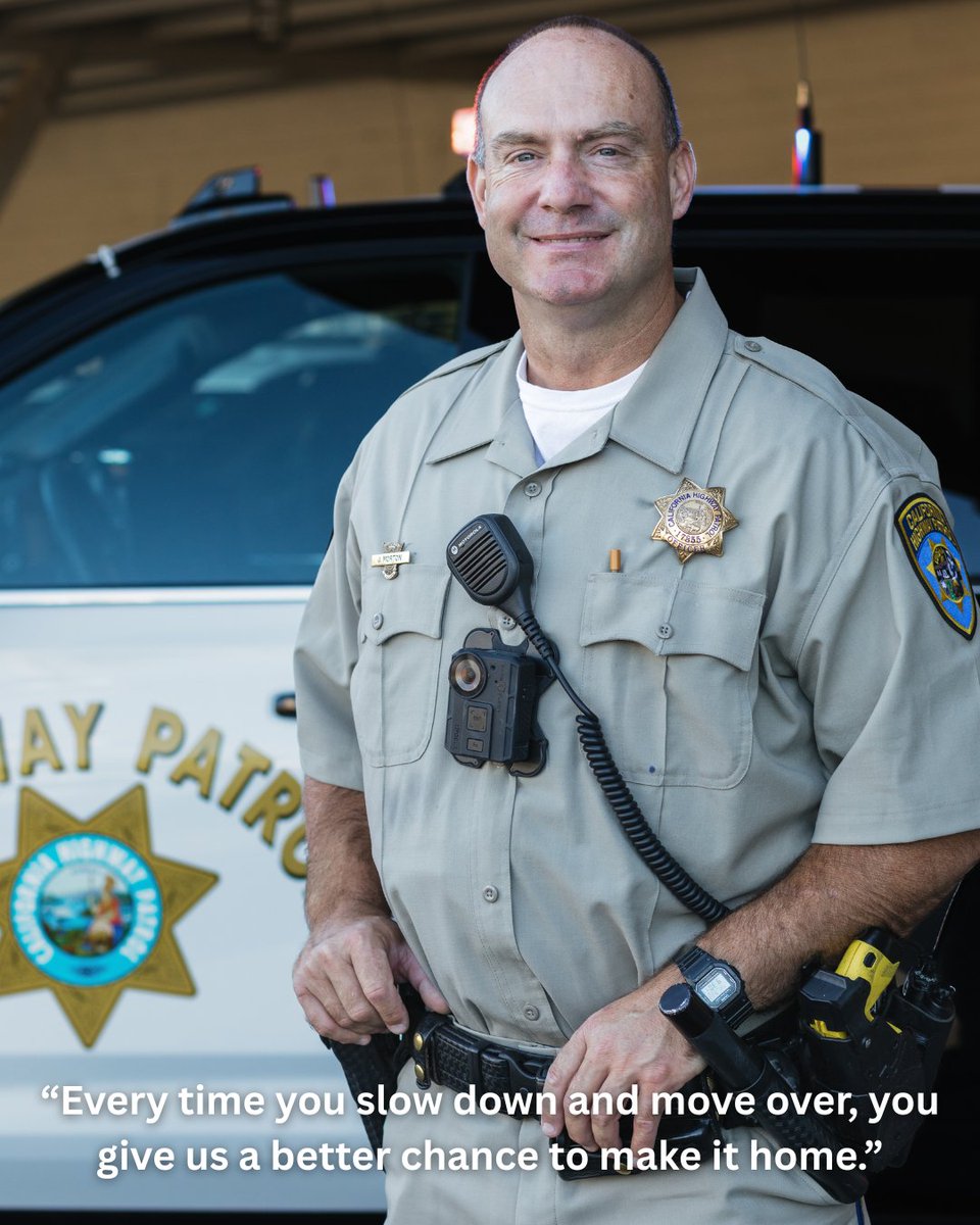 We’re highlighting the men and women who stand on the front lines to keep our roadways safe. Today, we’re featuring Redding CHP Officer Jason Morton.

Slow down and move over, your choices can save lives. #CrashResponderSafetyWeek