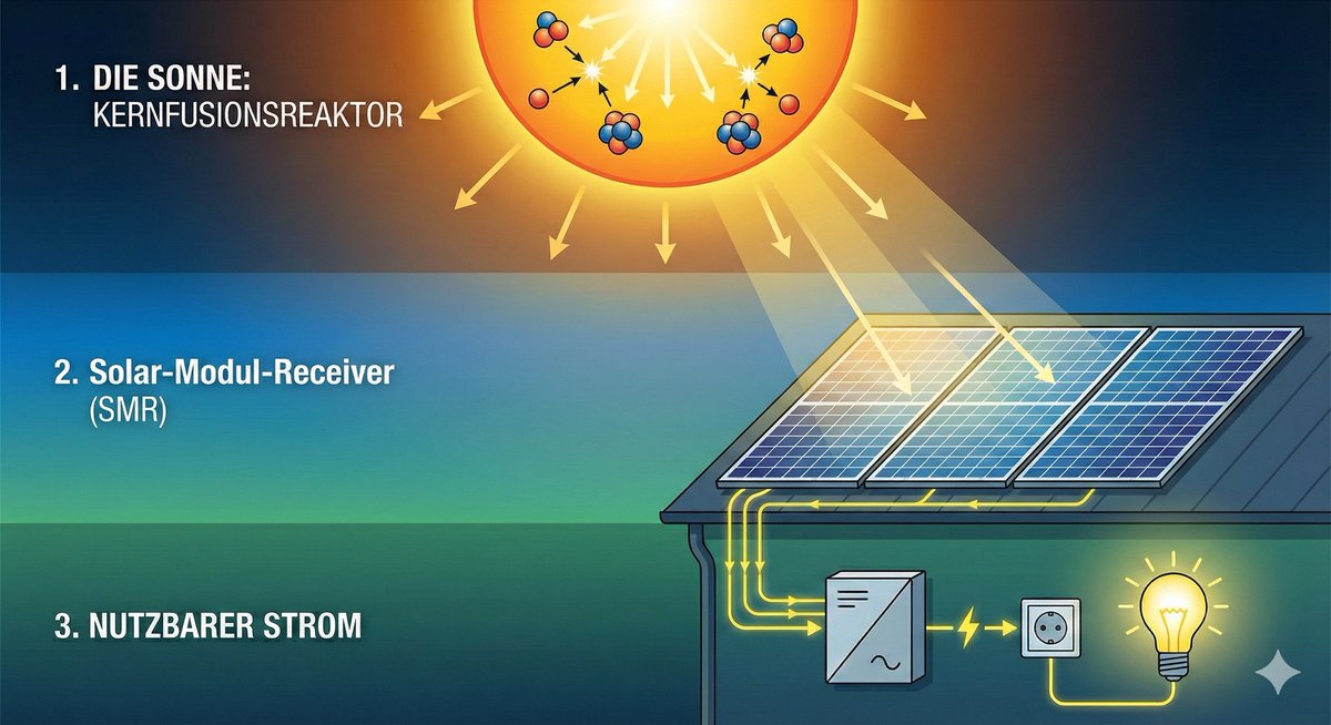 Dieses Jahr werden weltweit rund 1,75 Milliarden SMR (Small Modular Receiver) installiert.*

Diese SMR empfangen Fusionsenergie von der Sonne und wandeln diese über den photovoltaischen Effekt in Strom um.

Sollten wir diese SMR FSMR nennen (Fusion Small Modular Receiver) ?