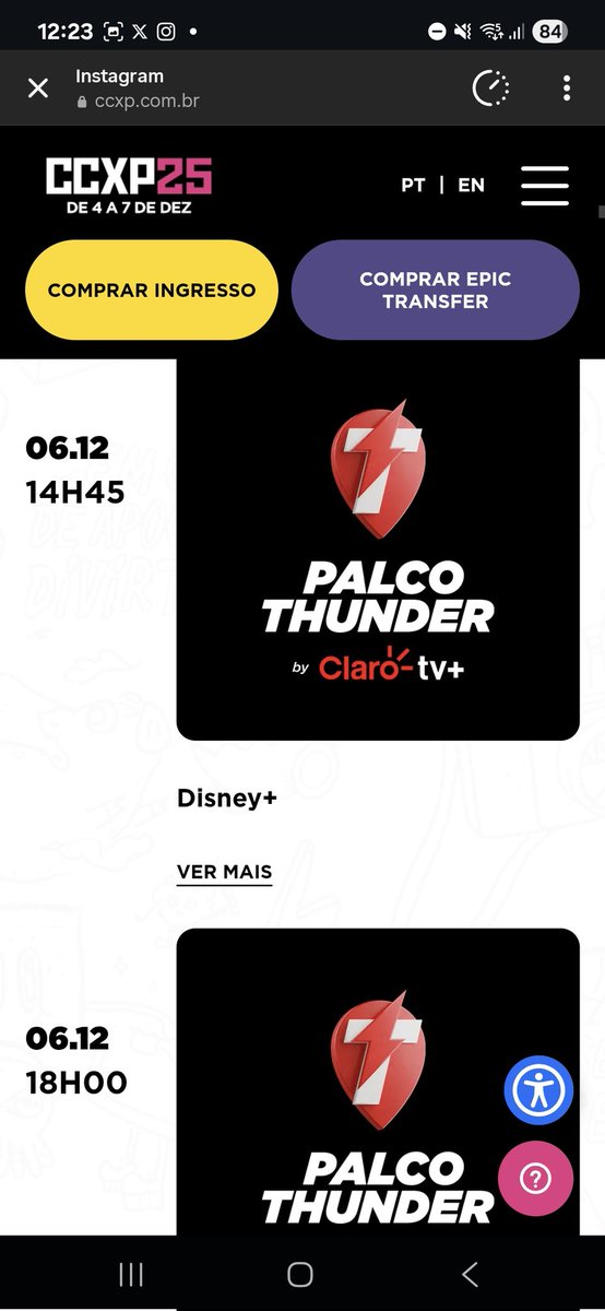 heroipercy's tweet image. 🚨🚨🚨🚨🚨🚨 AAAAAAAAAAA O PALCO DO DISNEY+ REALMENTE VAI SER NO SÁBADO GALERA!!!!!

E VAI DAS 14H15 ATÉ ÀS 18H QUASE 4H DE PALCO

PQP GALERA VEM COISA GRANDE DE PJO POR AI EU SEI!