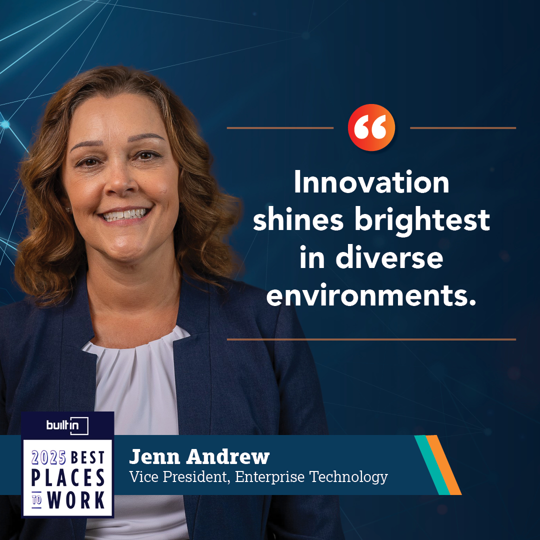 CSCGlobal's tweet image. Diverse perspectives fuel better solutions. Jenn Andrew, our VP of Enterprise Technology, shares how inclusion drives innovation in her new Built In feature.

Read more: builtin.com/articles/diver… 

#UnitedWeTech #CSC #CSCCareers