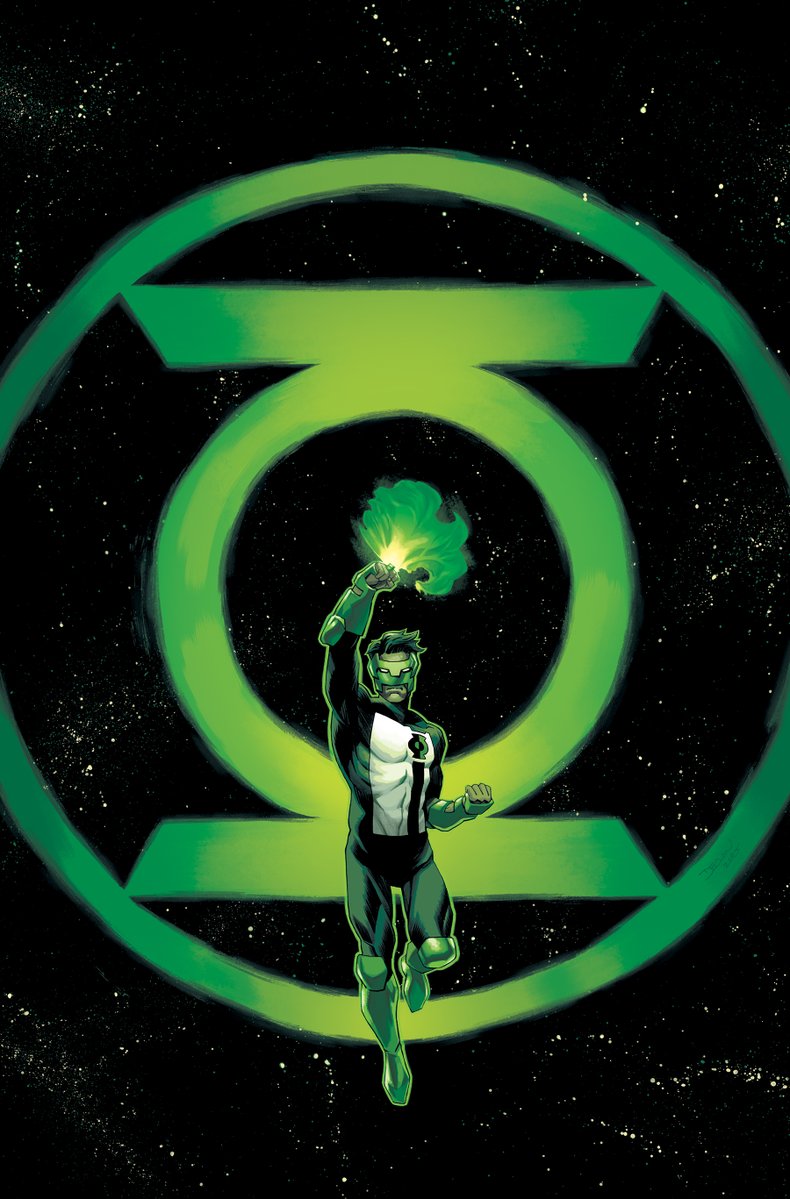 My variant cover for GREEN LANTERN #32, out in February
[Was SO cool to do this]