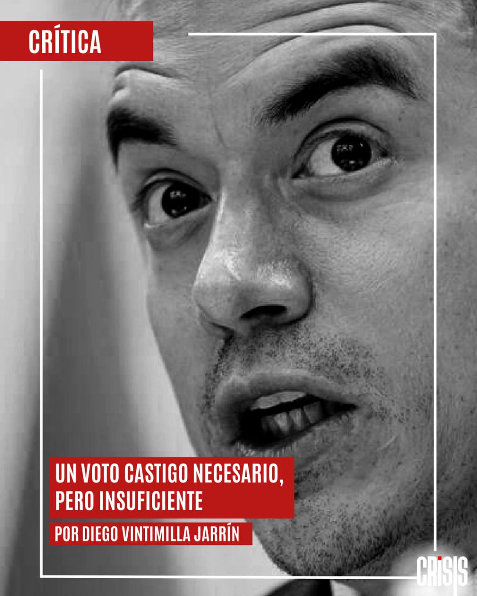 CRÍTICA | Sería ingenuo reducir el NO a un voto ideológicamente homogéneo. No es un voto revolucionario en sí mismo; sino un límite impuesto al autoritarismo. Esa frontera ética, sin embargo, no garantiza un proyecto alternativo. 

👉shorturl.at/CJDgF