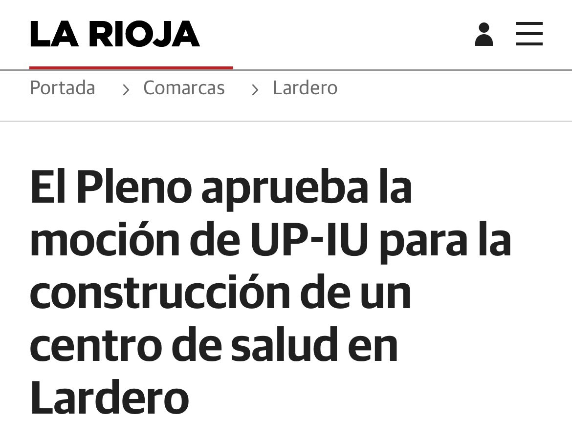 🏥 5 años han pasado desde que se aprobara una moción para la construcción de un nuevo centro de salud en Lardero. 5 años de incumplimientos del PSOE y del PP.