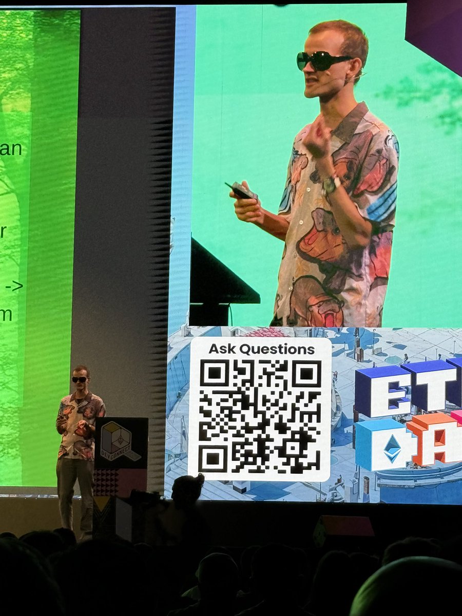 ivarese's tweet image. Estuve en @EFDevcon #DevConnect2025 Buenos Aires, el evento clave del ecosistema #Ethereum.
Me quedo con los avances en ZK, L2, Account Abstraction, Lean Ethereum y la visión de Vitalik para una red más escalable, privada y descentralizada.
Gran semana para #Blockchain y #Web3.…
