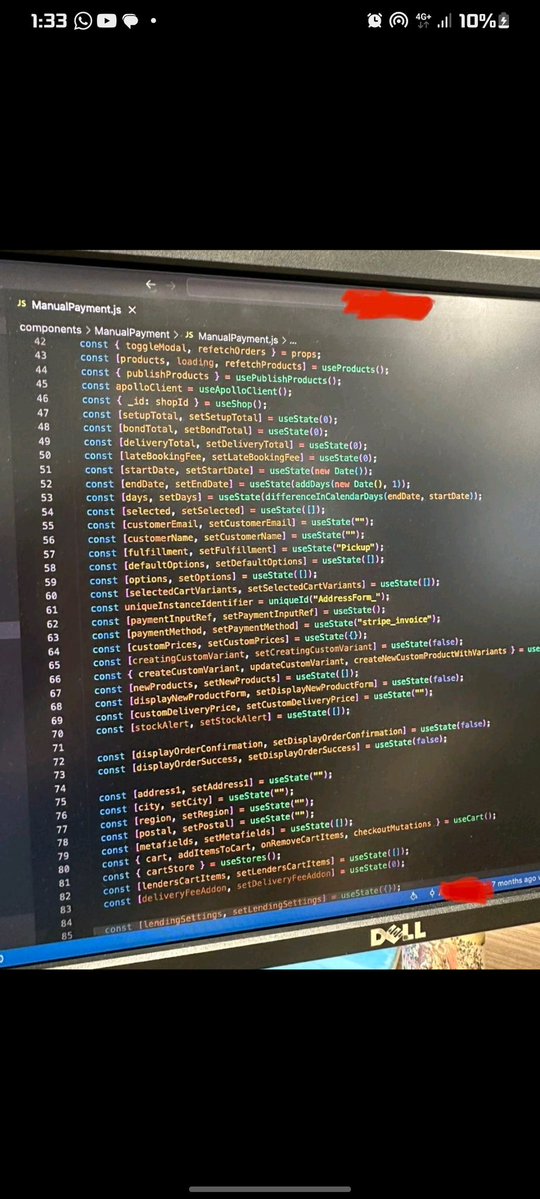 dev_TEMITAYO's tweet image. How long will it take you to refactor this codebase ?