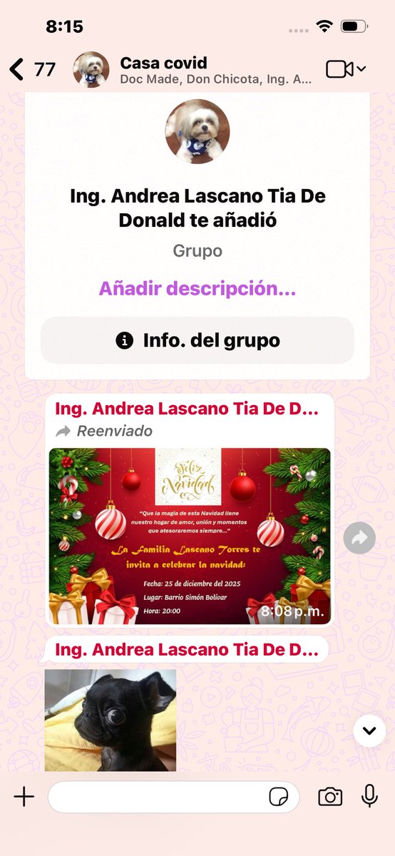 Me agg al grupo de la familia de mi enamorado y te das cuenta que ya estás amarrada en esta vida y en la otra 🥹