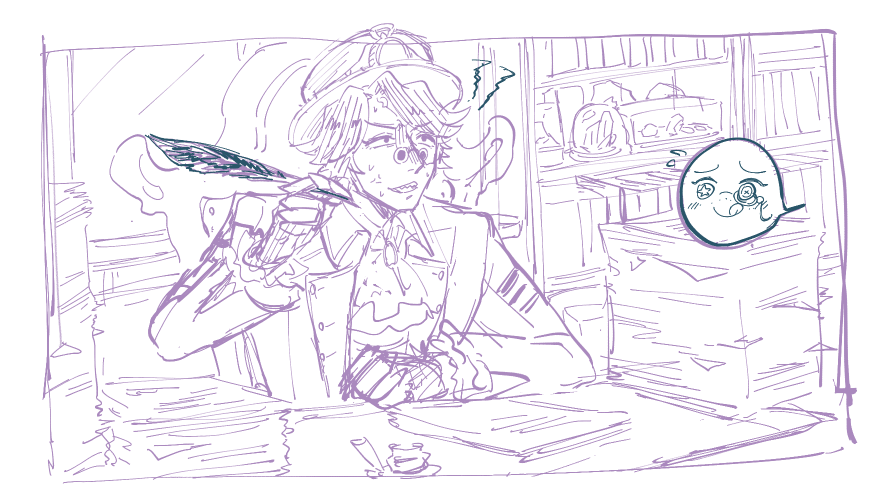 suzu_tarai's tweet image. 事務仕事のイメージが貧困