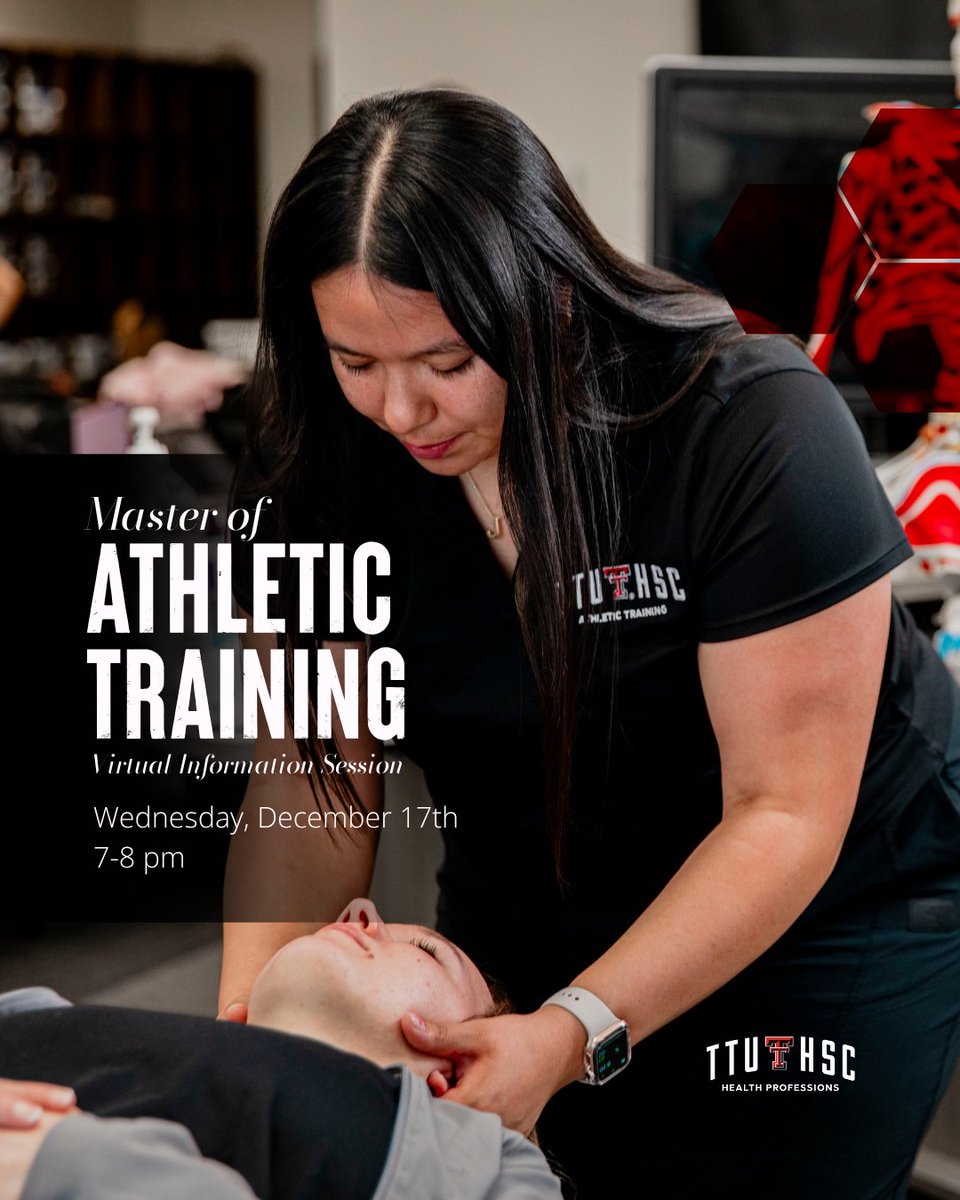 Take your first step into the world of athletic training! The Master of Athletic Training program is hosting a virtual information session on Wednesday, December 17th, at 7 p.m. Register today: f.mtr.cool/inhxwywows