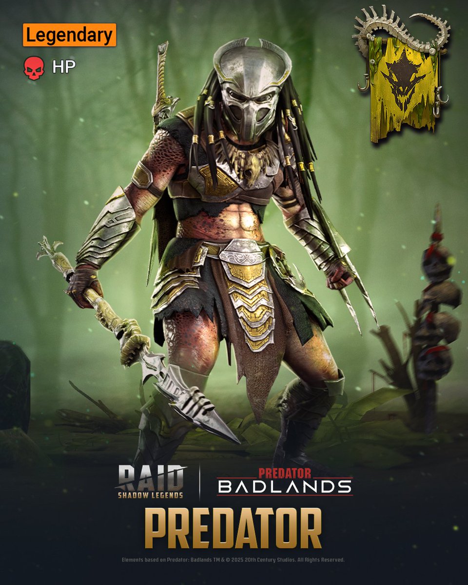 RaidRPG's tweet image. Unlike its skittering counterpart in the ongoing Event, the Predator cares little for poison or other tricks. He is the ultimate hunter, and excels at dealing massive damage that few foes can withstand.

See the infographic below to learn more about this Legendary Champion!…