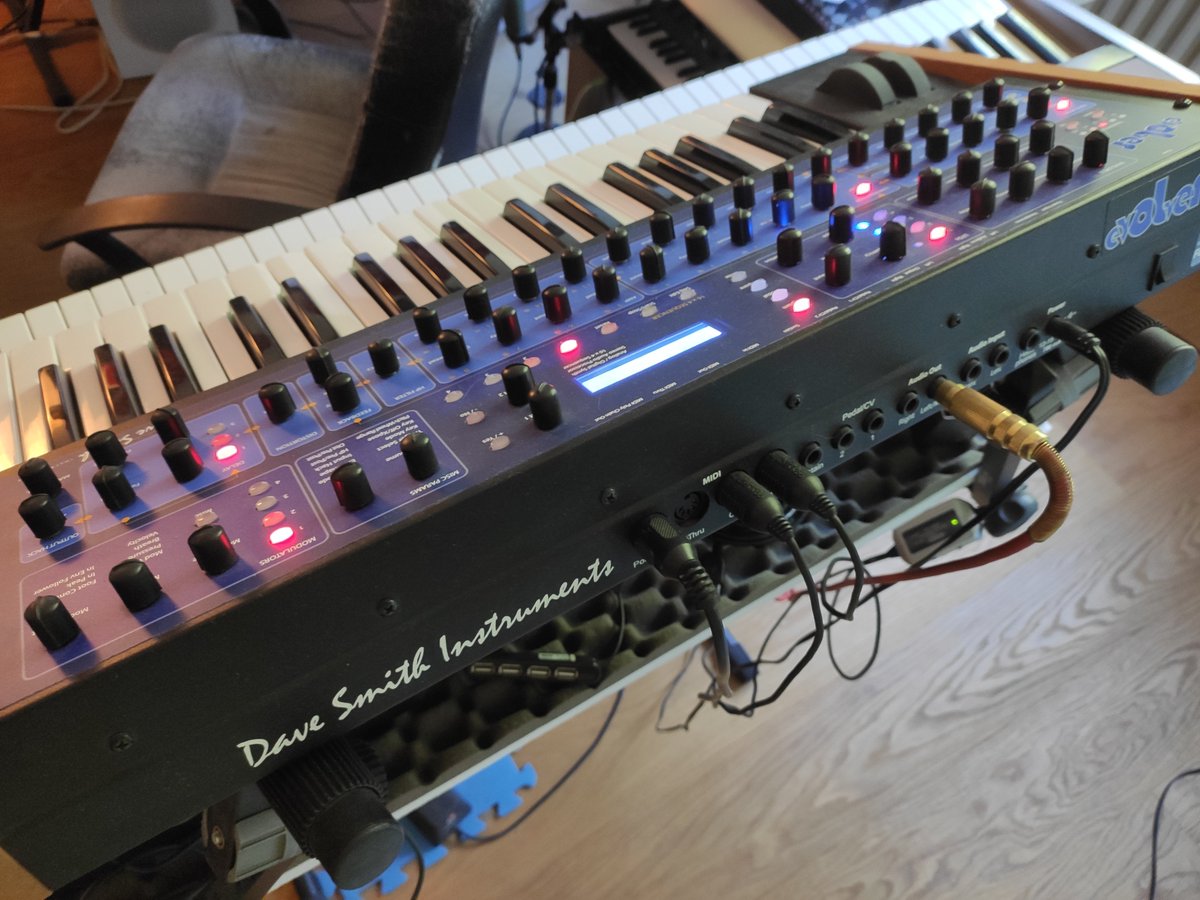 GaiBarone's tweet photo. Welcome back home my lovely pal! #dsi #evolver https://t.co/zsV6zUMY0j