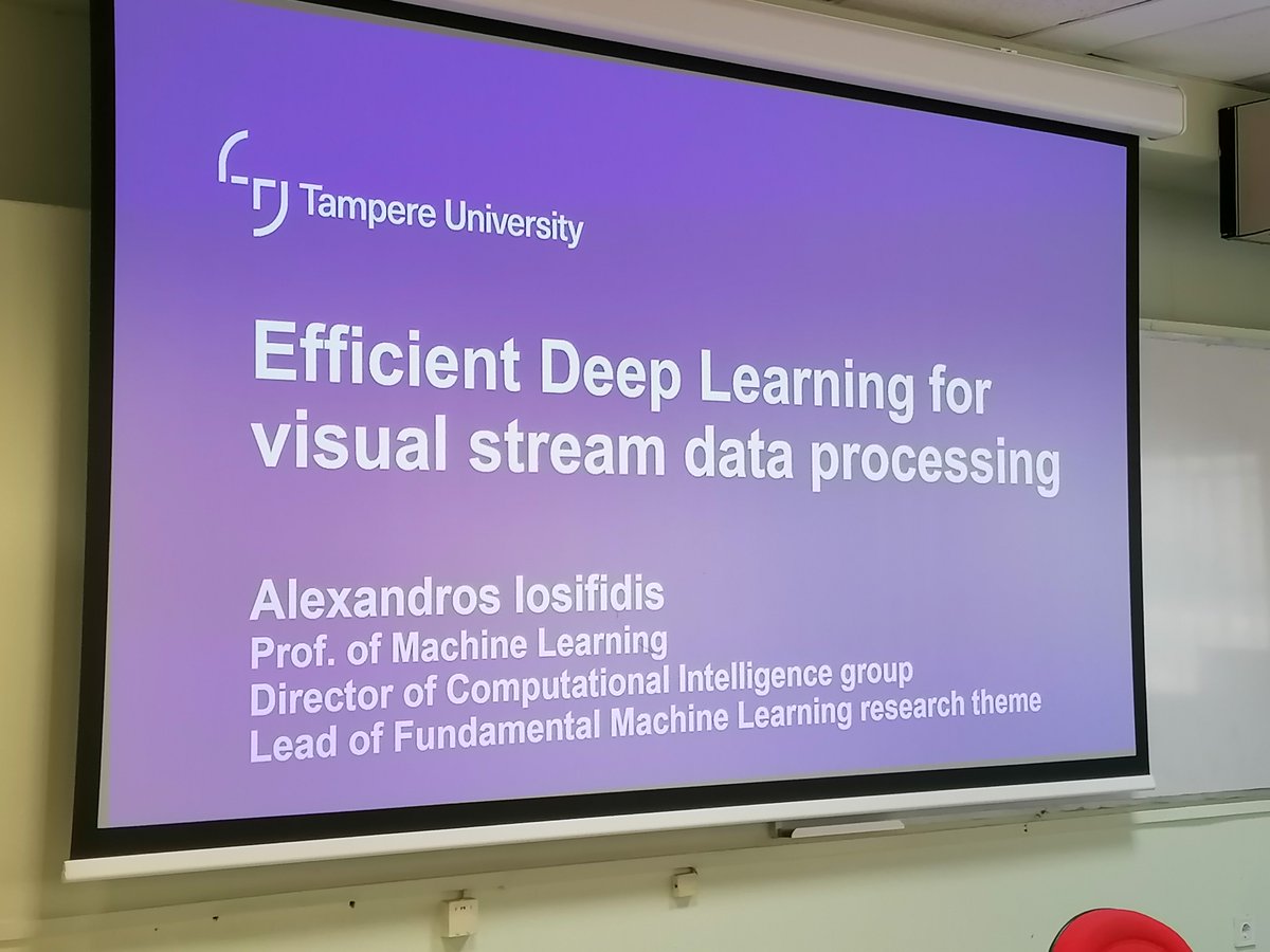 DeepletProject's tweet image. An important moment of our today&apos;s workshop is the keynote talk &quot;Efficient Deep Learning for visual stream data processing&quot; by Prof. Alexandros Iosifidis!
Here are some moments from the keynote talk!

HFRI - Project Number:16762 #hfri #eu #elidek #nextgenerationeu #greece2_0 #ai