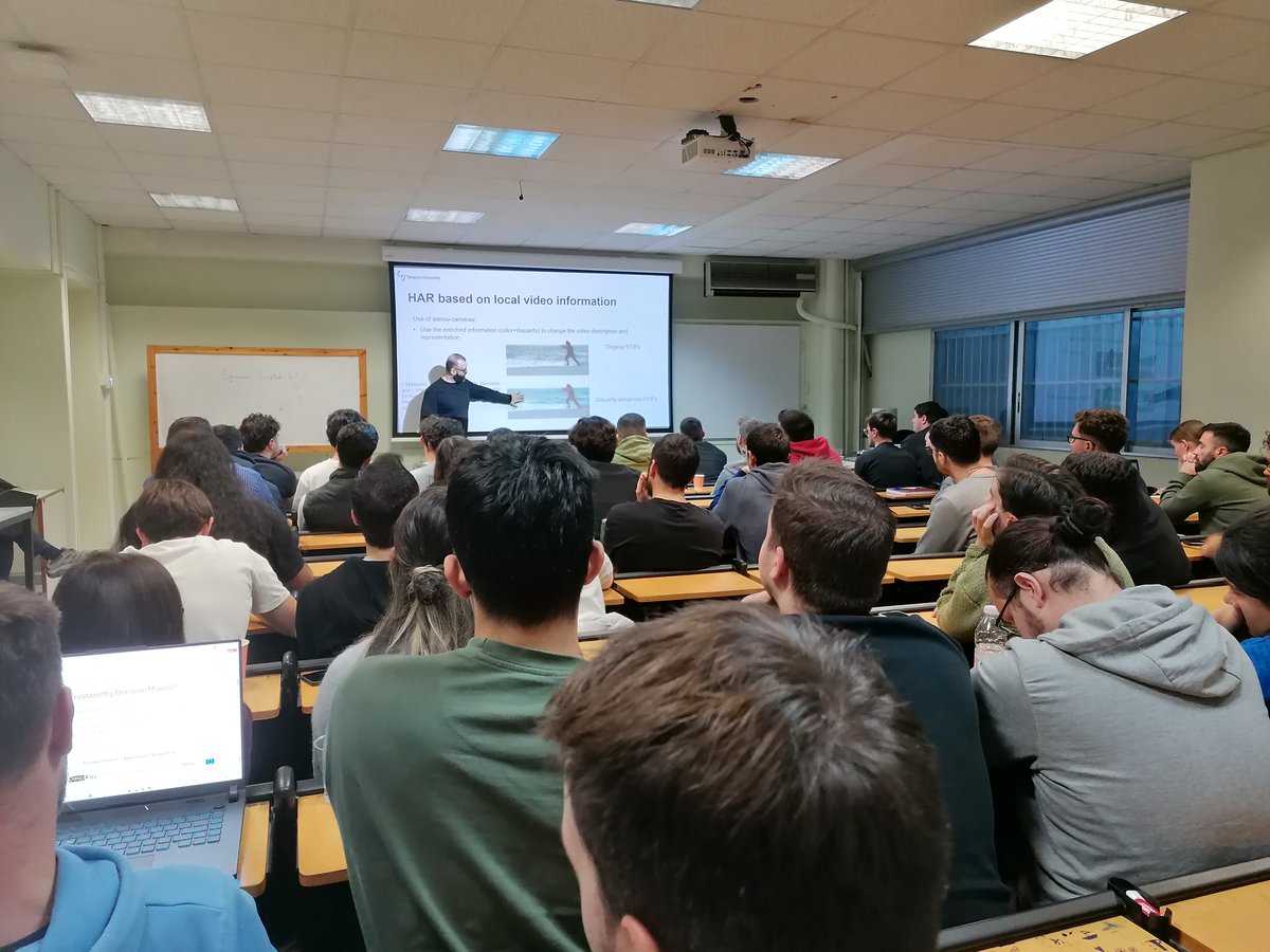 DeepletProject's tweet image. An important moment of our today&apos;s workshop is the keynote talk &quot;Efficient Deep Learning for visual stream data processing&quot; by Prof. Alexandros Iosifidis!
Here are some moments from the keynote talk!

HFRI - Project Number:16762 #hfri #eu #elidek #nextgenerationeu #greece2_0 #ai