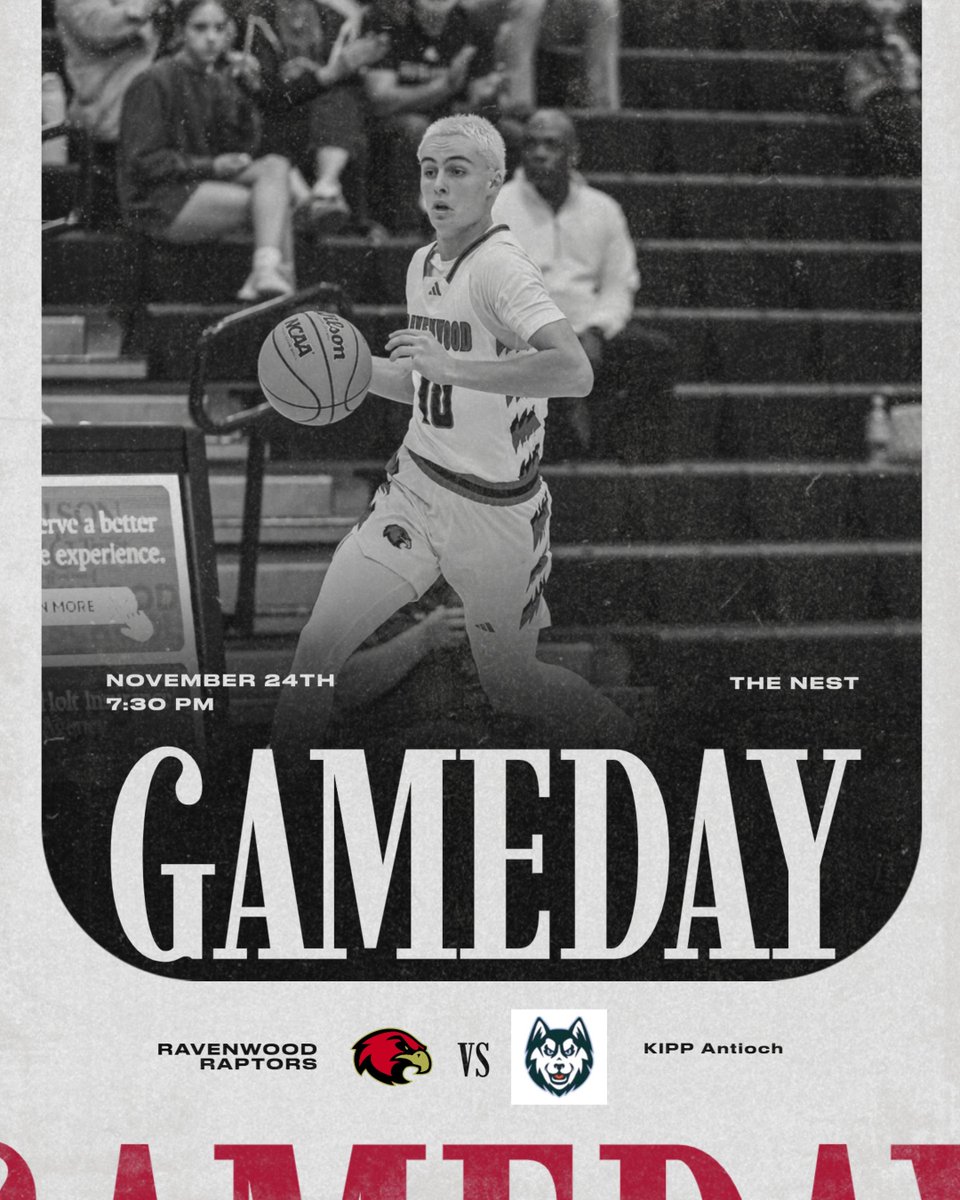 Tip off 7:30 pm v. KIPP Antioch tonight at The Nest!!!!!