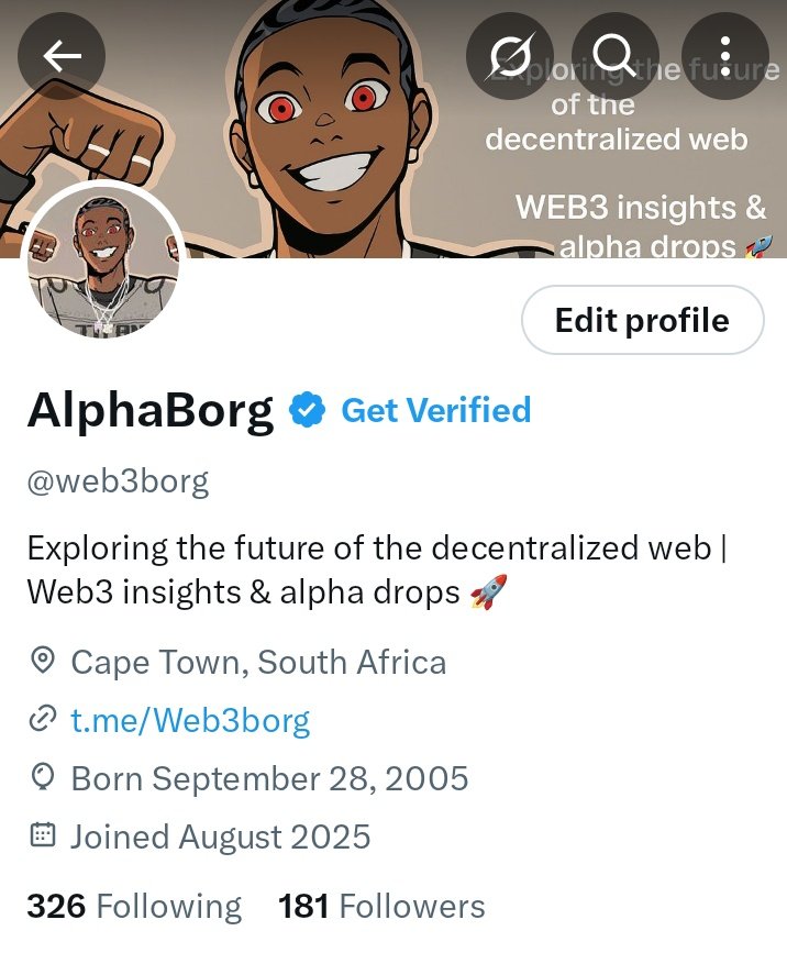 web3borg's tweet image. I was at 94 followers, and after joining the Web3 Newbies Growth-Only group, within some hours. I’m now at 181!

Super grateful for the amazing support, big thanks to @TeaonaX  for making this possible 🙌✨
A big thank you to other Admins also ✅

Onwards and upwards! 🔥
