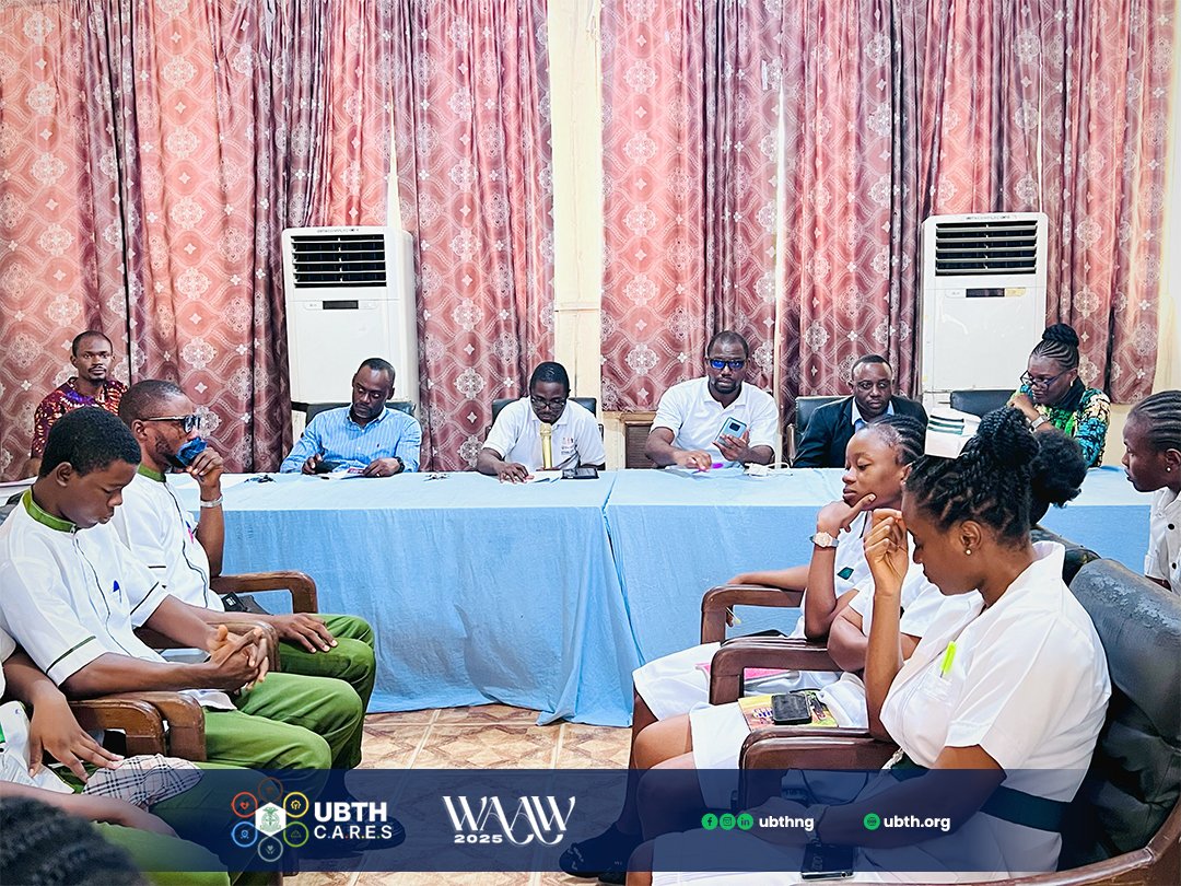 ubthng's tweet image. 𝗪𝗼𝗿𝗹𝗱 𝗔𝗻𝘁𝗶𝗺𝗶𝗰𝗿𝗼𝗯𝗶𝗮𝗹 𝗔𝘄𝗮𝗿𝗲𝗻𝗲𝘀𝘀 𝗪𝗲𝗲𝗸 𝟮𝟬𝟮𝟱 𝗤𝘂𝗶𝘇 𝗖𝗼𝗺𝗽𝗲𝘁𝗶𝘁𝗶𝗼𝗻 held on the 19th Nov 2025 underscores the commitment among UBTH healthcare trainees to the global effort against antimicrobial resistance.

See more: ubth.org