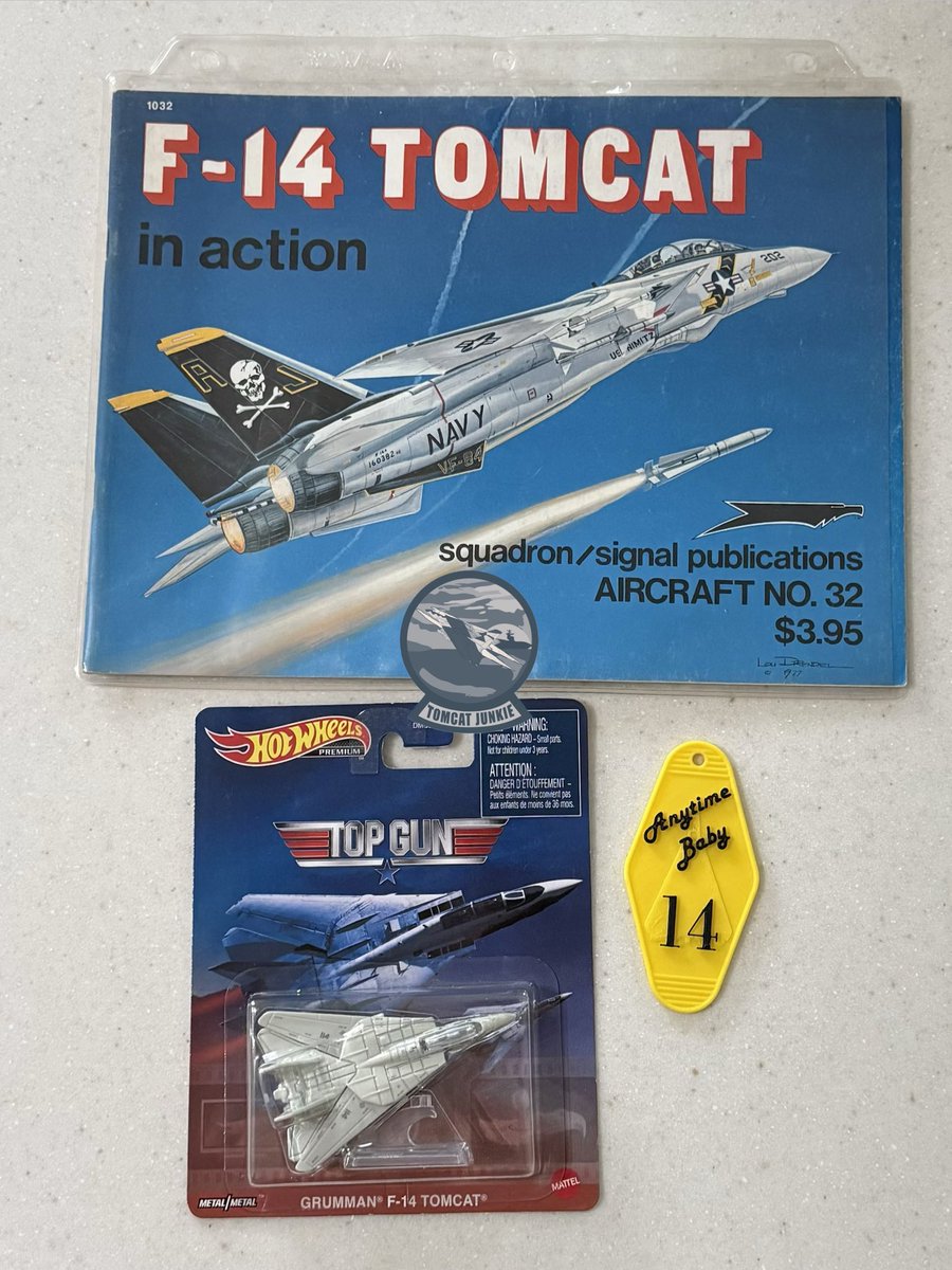 TomcatJunkie's tweet image. At one point I said I would do a giveaway if I hit 10k followers. 

But I changed my mind.  I’m going to do it now. 
 
🚨 ‼️ GIVE AWAY ‼️🚨

Here’s the prize. 1 Hotwheels F-14 Tomcat. 1 Squadron Signals F-14 Tomcat book. 1 Anytime Baby Key Tag. 

The Rules:
1.  You must follow…