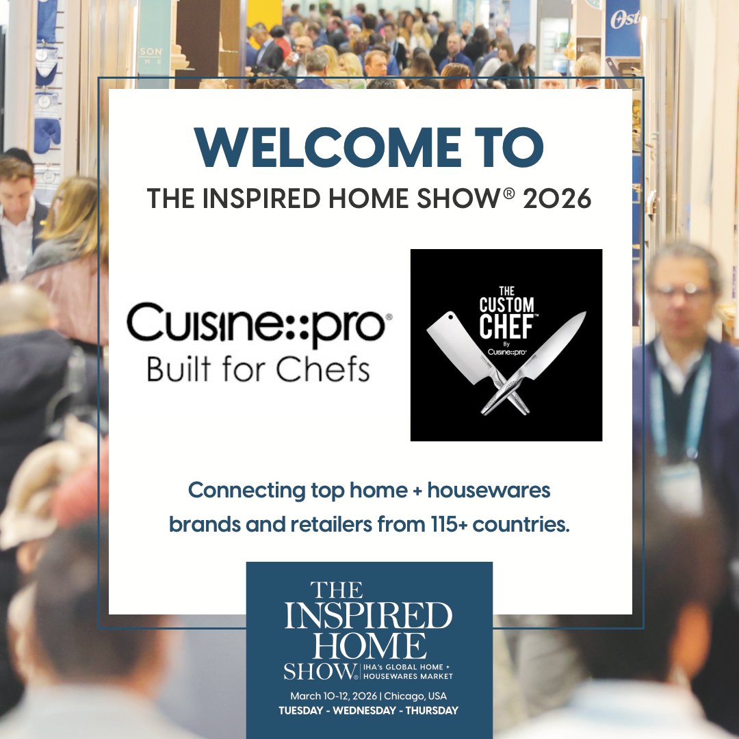 👀 Here’s your weekly sneak peek at who’s joining us at The Inspired Home Show 2026!

✨ Core Home
✨ <a href="/CuckooAmerica/">Cuckoo Electronics America</a>
✨ Cuisine::pro – The Custom Chef