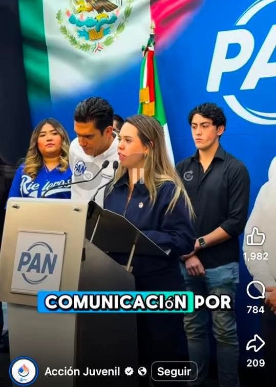 Una prueba más de que el PAN estuvo detrás de la violencia y los actos vandálicos de la marcha del 15N.