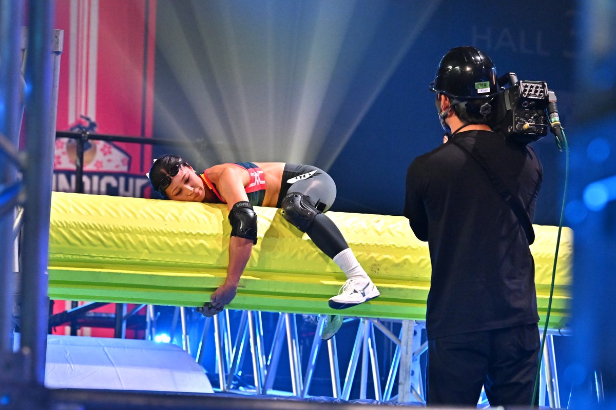 sasuke_tbs's tweet image. ／
#KUNOICHI2025秋 TBS系放送中📺
＼

陸上 走幅跳選手 #榎本樹羅 さん🩵

タイムがシビアな2ndステージ
焦りが出たか…💦💦

愛され #ムキ子 はきっと
この悔しさをまた力に変えて帰ってきてくれるはず‼️