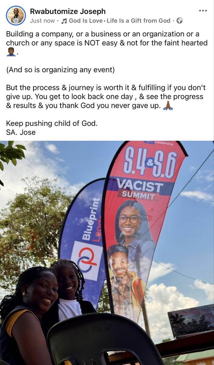 Keep pushing child of God. 
✍🏾