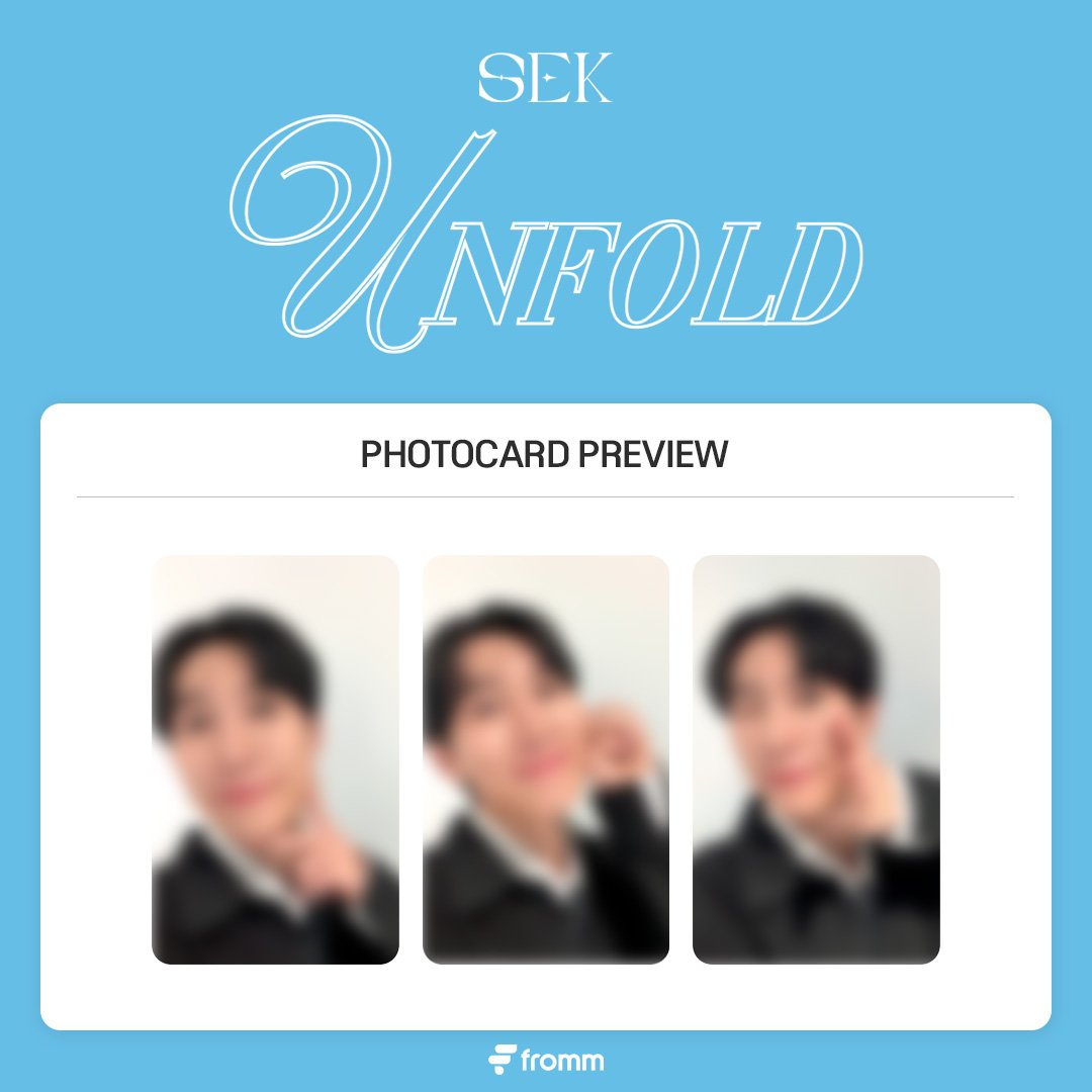 fancybycp's tweet image. SEO EUNKWANG &quot;UNFOLD&quot; Site Preorder Benefit