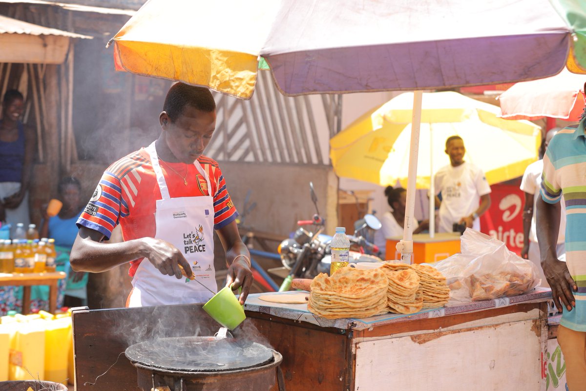 NimdUganda's tweet image. We have kicked off mobilisation in 📍#Lira City for tomorrow&apos;s activation. 

At the heart of our #LetsTalkPeaceUg campaign is a peace-building platform designed to travel across the country, to stimulate dialogue, creativity, and collective reflection on the importance of peace.…