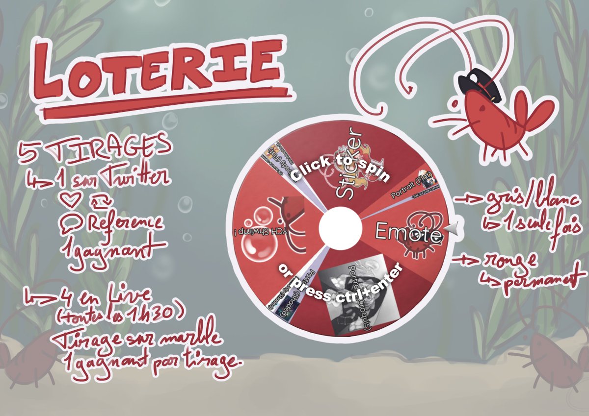 chose_crevette's tweet image. Bien le bonjour #Vtuberfr :D
Pour mon anniversaire je propose une raffle !

J&apos;espère que les règles sont claires, n&apos;hésitez pas à participer 
Liste complète des lots dans le 🧵

Bonne chance et soyez présents le 30 Novembre après midi sur Twitch !