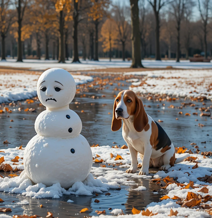 StellaFoxinink6's tweet image. Yesterday he sparkled with frost and charm☃️; today he’s nothing but a puddle of melted words. Only the basset hound, old and wise can say ‘Told you so’☹️🤨
Have a wonderful day! #MiddayMagic #MondayVibes #mood #FeelingGood #NOVEMBER #QuotesOfTheDay