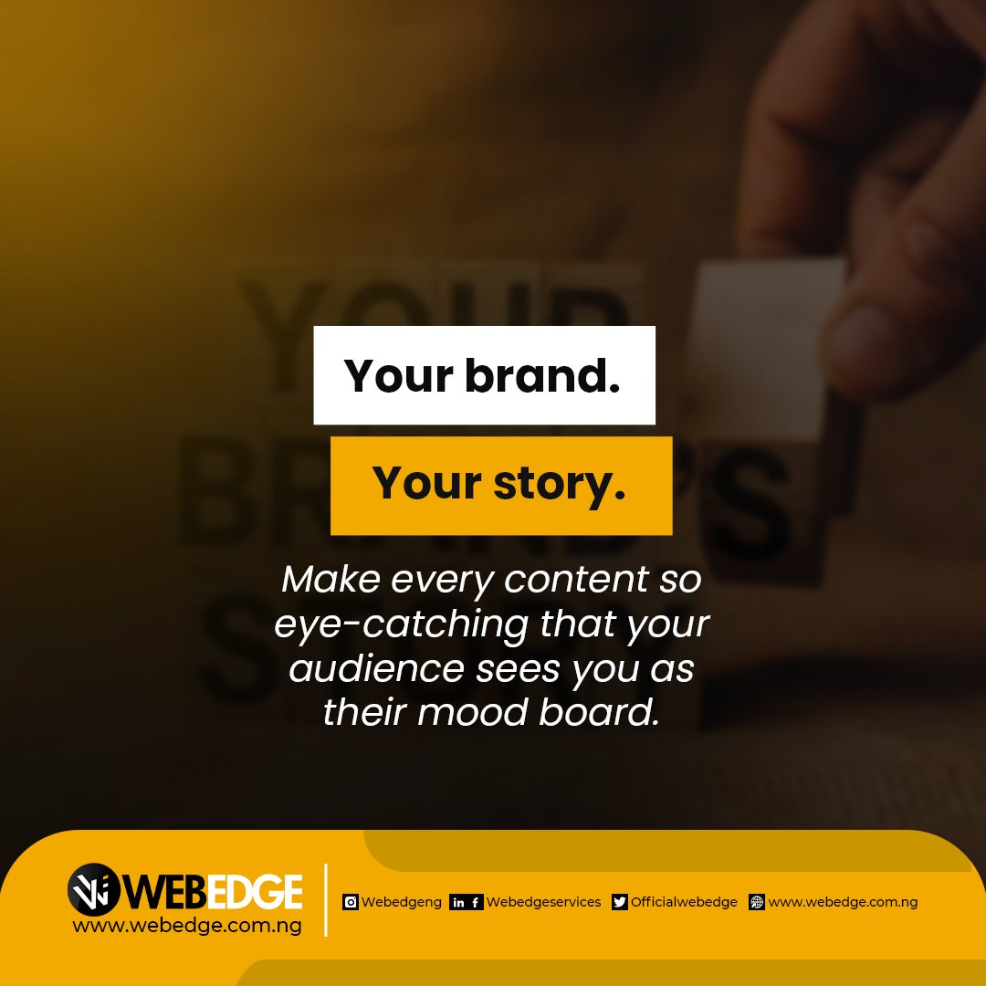 OfficialWebedge's tweet image. The content you create should reflect the value you represent.

When your visuals, messaging, and consistency align, your audience starts seeing your brand as inspiration not just information.

Happy New Week 

#webedge  #branding #socialmediaoptimization #mondaymotivation