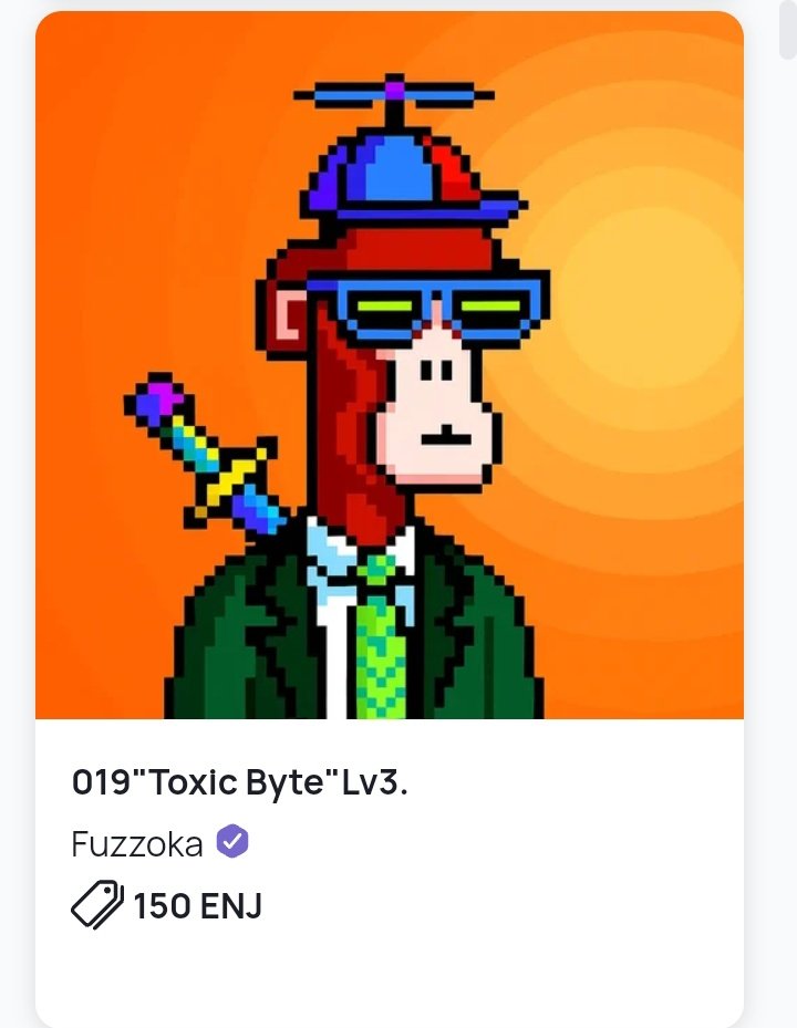 Abdulghafoorul1's tweet photo. https://t.co/hTE0tsPp7b
"Toxic Byte" is not for the faint-hearted. It represents digital rebellion and unfiltered potential in blockchain ecosystems.
Future Utility:
Level 3 holders receive radioactive-themed NFTs and anti-fragile trading resources.
Available on #nft_io #Enjin https://t.co/536HOLjFPh