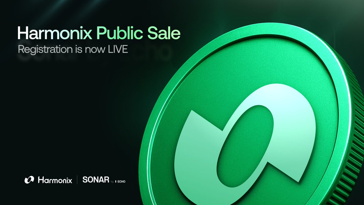 harmonixfi's tweet image. Harmonix is launching its public sale powered by Sonar  @echodotxyz

Offering protocol ownership in Harmonix, the primary venues for those looking to step onto the future of finance.
Sale starts in 7 days.

Registration now: sale.harmonix.fi