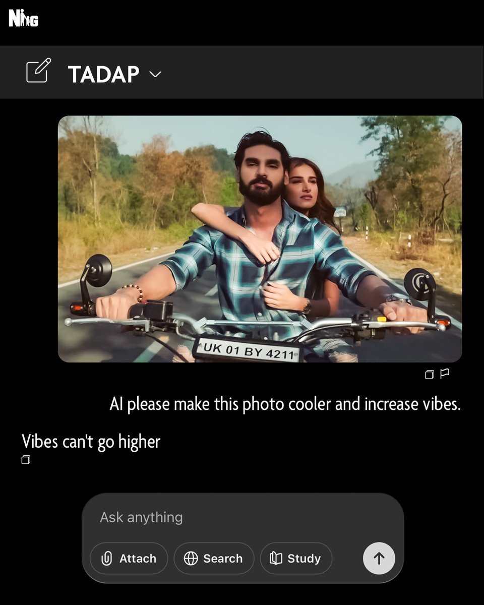 NGEMovies's tweet image. The chemistry? Unfiltered. The vibe? Unmatchable. 💫

#SajidNadiadwala #Tadap
@milanluthria 

#AhanShetty @TaraSutaria 
@WardaNadiadwala  

#NGEMovies #BollywoodMovies