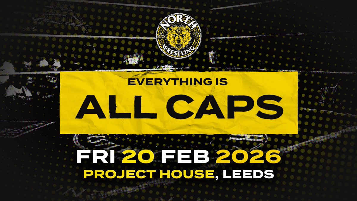 HEY LEEDS

We’re coming back! This time we’re taking over on a Friday night! 

EVERYTHING IS ALL CAPS

📆 FRI 20 FEB 2026
📍 Project House, Leeds
🎟️ ON SALE NOW👇
