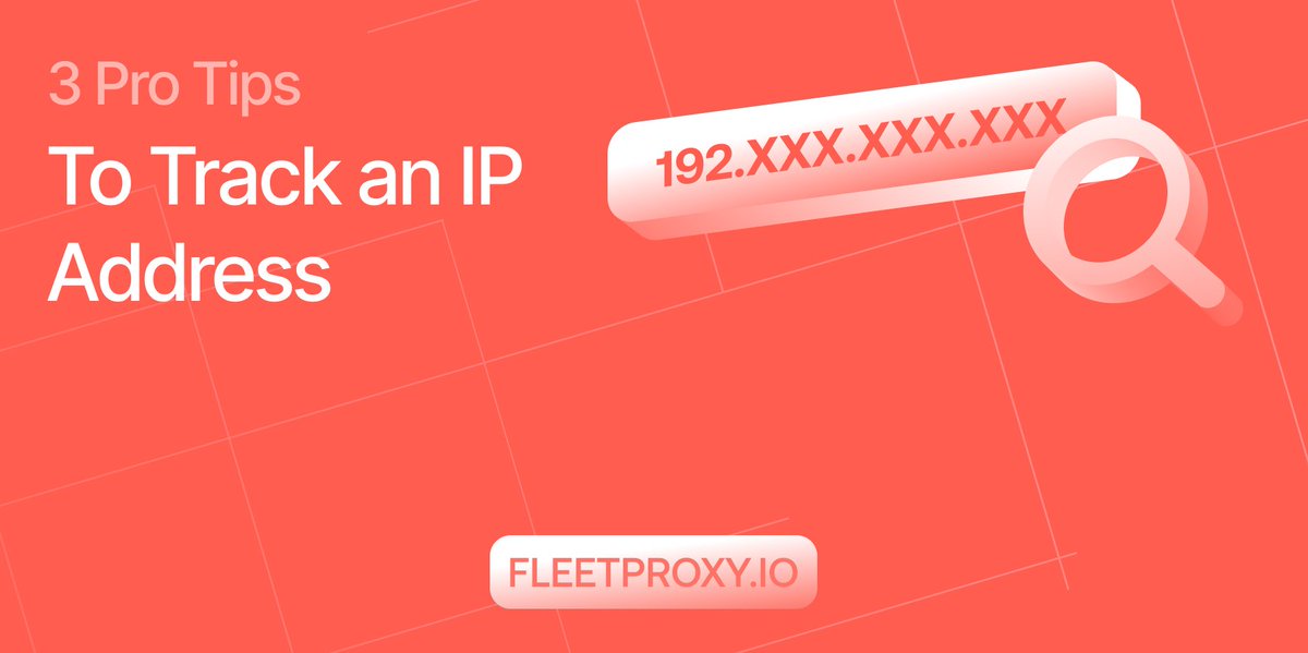 fleetproxy's tweet photo. Want to learn how to track an IP address safely and accurately?

We just published a step-by-step guide covering the methods, tools, and limitations you should know.

Read more:
https://t.co/dSero40o1w

#CyberSecurity #Networking #IPTracking #TechTips #InternetSafety https://t.co/9nmRt5UFjl
