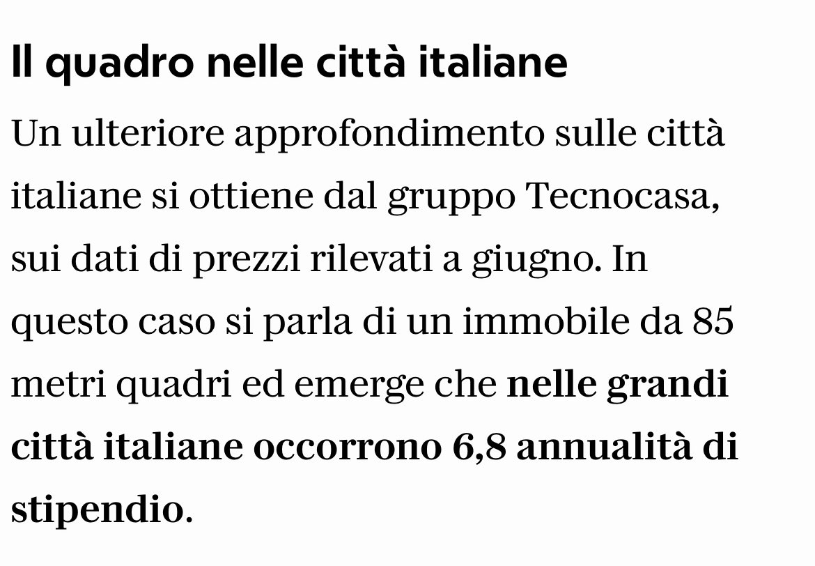 In 7 anni compri casa a Milano… chissà che stipendi hanno considerato…