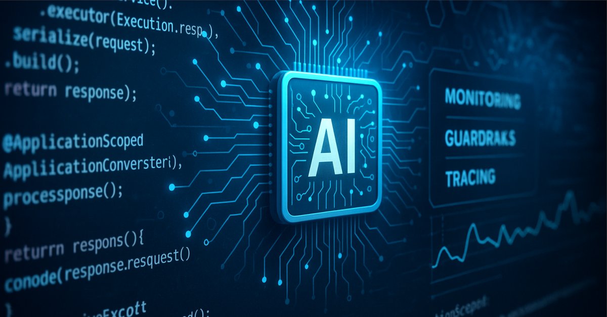 JAVAPROmagazin's tweet image. Every #Java team wants #AI features—few want the guardrails, scoring tests &amp;amp; tracing that keep the whole system from collapsing under load. @anunnak1an shows how to run AI in production without fear.

Level up your stack →javapro.io/2025/11/20/lan…

@QuarkusIO @langchain4j #JAVAPRO